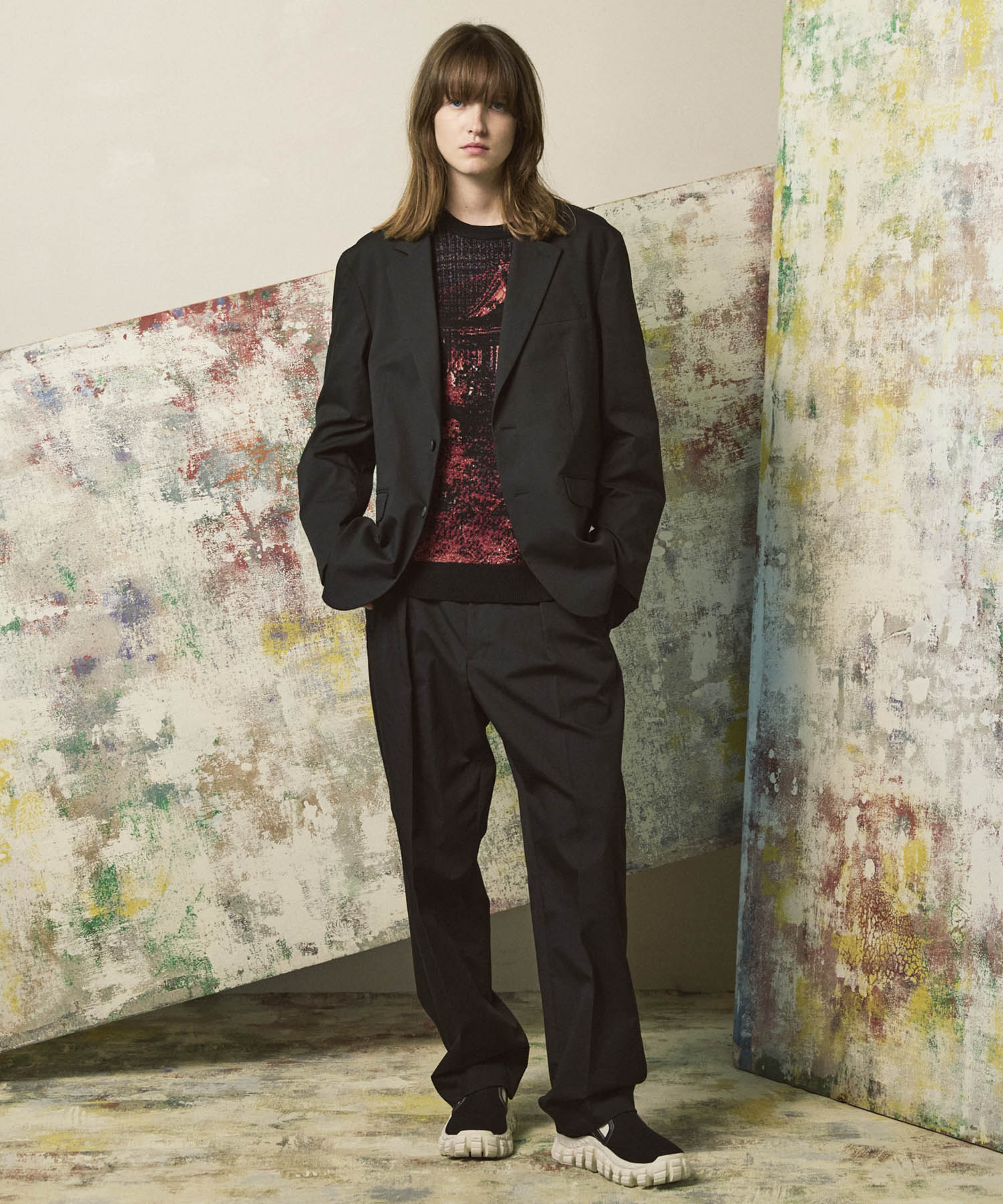 春夏 ストラスブルゴ INSPINCT CPOブルゾンサラリと軽量 涼しい Cotton Like Regular-Over Set Up