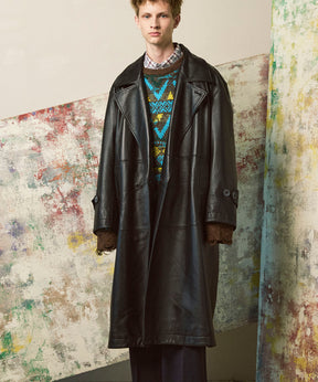 【PRE-ORDER】Sheep Leather Long Coat