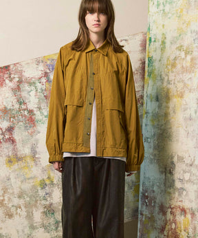 Prime-Over Raglan Sleeve Pocket Shirts Blouson