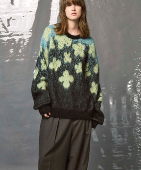 Gradation Short Length Prime-Over V-Neck Knit Pullover