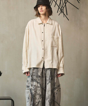 [Sales open at 12:00 on Saturday, September 13th] [Italian Dead Stock Fabric] Prime-Over 2way Zip Shirts