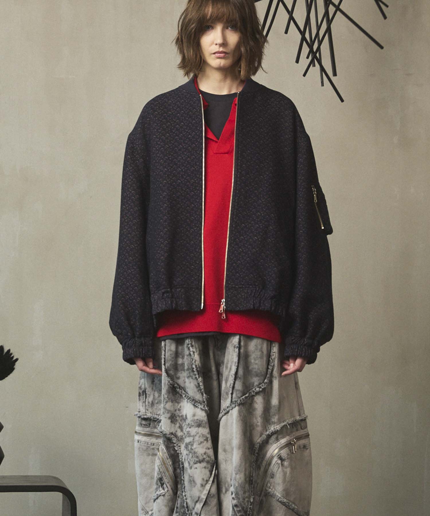 ＊o Bresci＊ミリタリーブルゾン ブラック M BLACK lab.】Octa(R)ライニングインサレーションM-65（ブルゾン