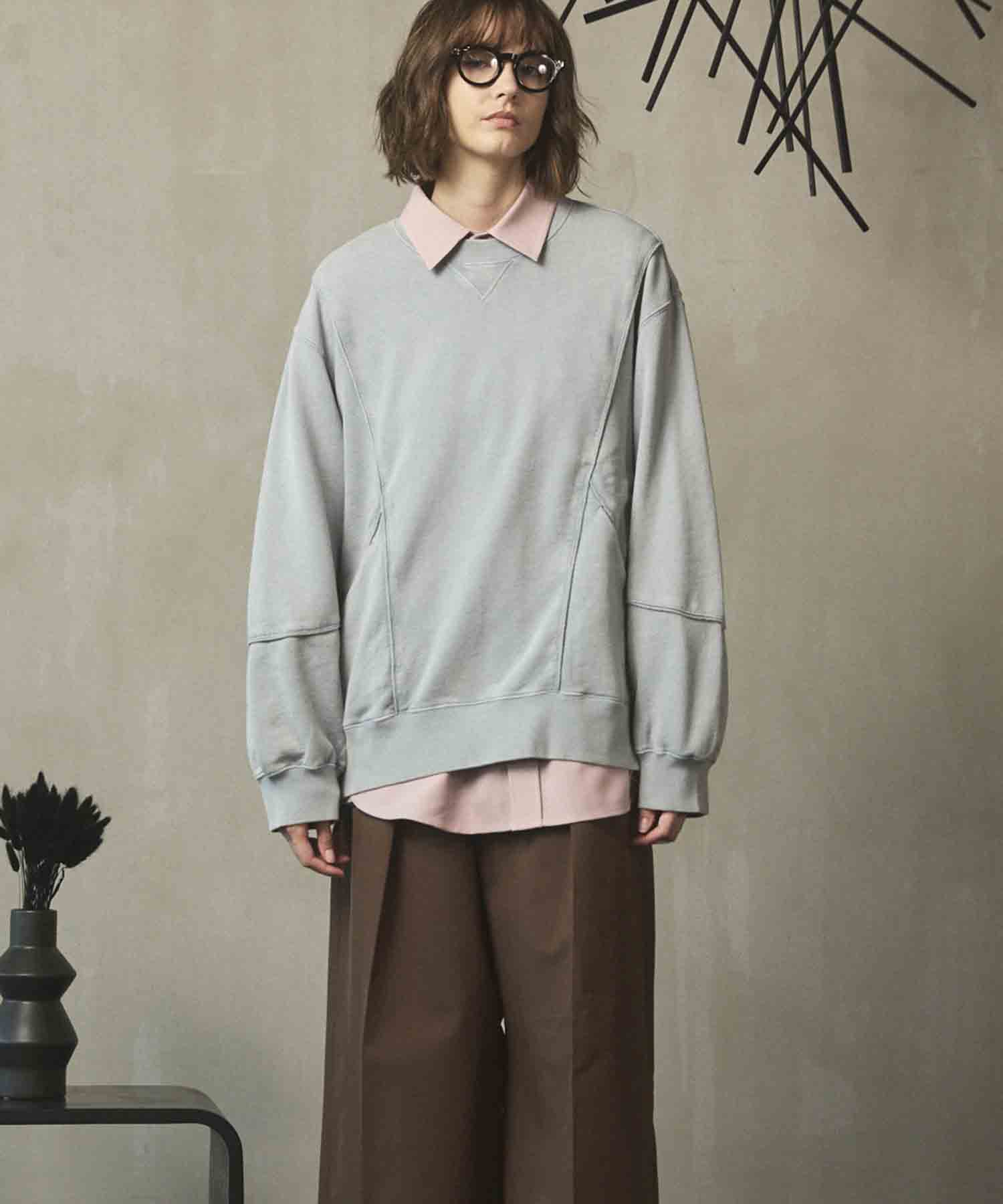 Prime-Over Crew Neck Long Sleeve Waffle T-Shirt