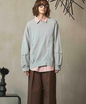 Prime-Over Crew Neck Long Sleeve Waffle T-Shirt