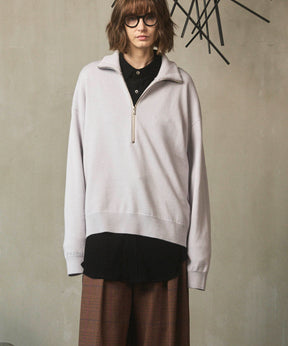 [25AW PRE-ORDER] Cashfeel Extra Fine Merino Wool Prime-Over Half Zip Knit Pullover