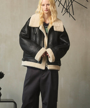 B-3 Fake Mouton Jacket