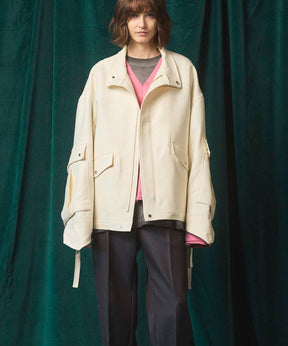 Prime-Over Cargo Big Poket Stand Collar Blouson