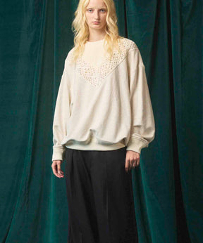 Gradation Short Length Prime-Over V-Neck Knit Pullover