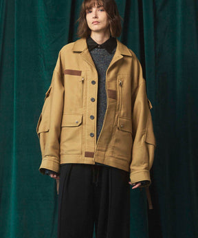 Prime-Over Cargo Big Poket Shirt Blouson