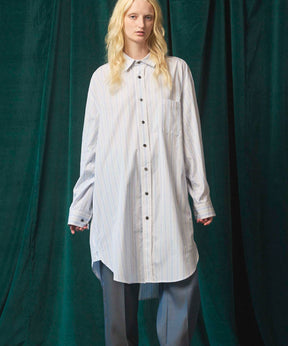 [Sales open at 12:00 on Saturday, September 13th] [Italian Dead Stock Fabric] Prime-Over Maxi Shirts Coat