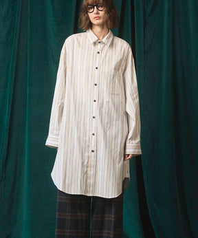 [Sales open at 12:00 on Saturday, September 13th] [Italian Dead Stock Fabric] Prime-Over Maxi Shirts Coat