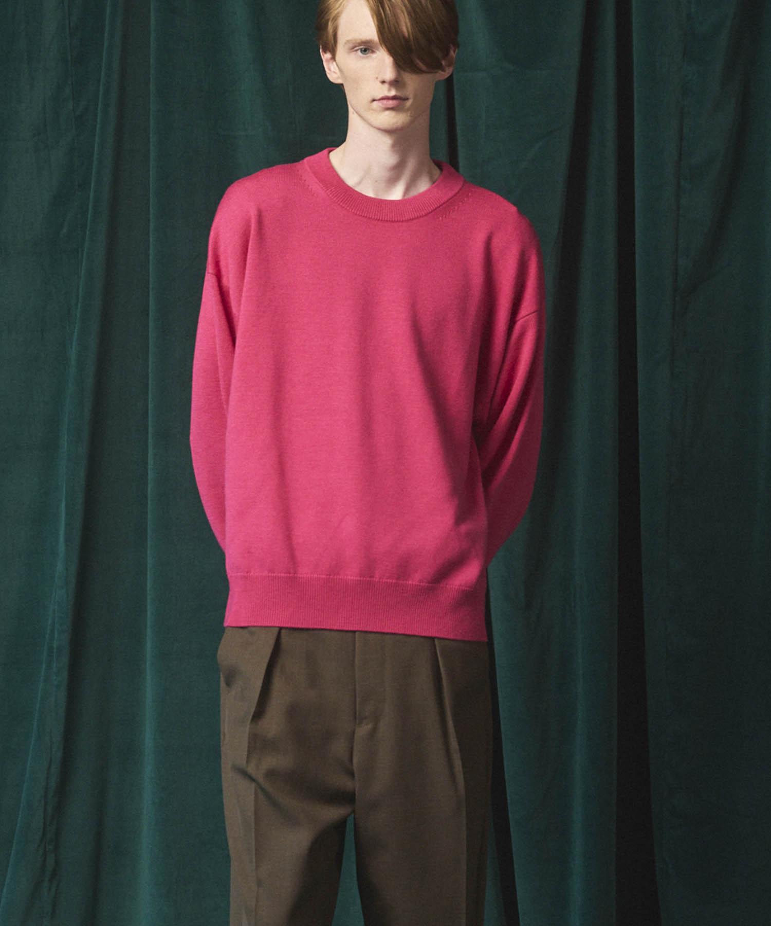 [25AW PRE-ORDER] Cashfeel Extra Fine Merino Wool Prime-Over Crew Neck Knit Pullover