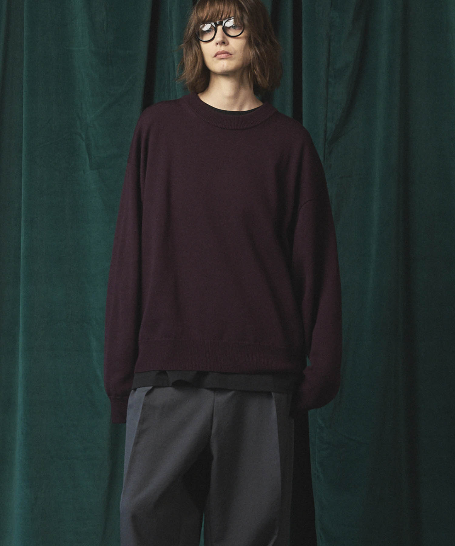 [25AW PRE-ORDER] Cashfeel Extra Fine Merino Wool Prime-Over Crew Neck Knit Pullover