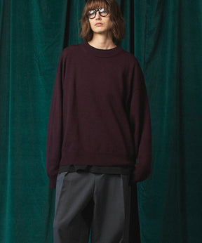 [25AW PRE-ORDER] Cashfeel Extra Fine Merino Wool Prime-Over Crew Neck Knit Pullover