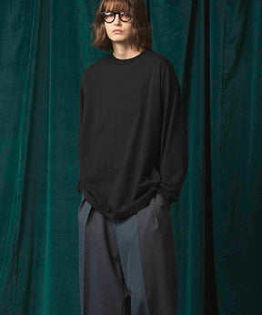 Artist Graphical Embroidery Prime-Over Crew Neck Long Sleeve T-Shirt