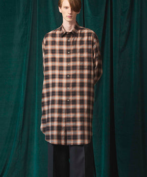 [Sales open at 12:00 on Saturday, September 13th] [Italian Dead Stock Fabric] Prime-Over Maxi Shirts Coat