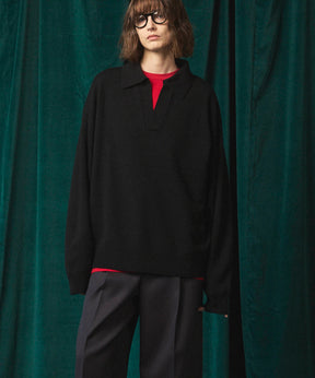 [25AW PRE-ORDER] Cashfeel Extra Fine Merino Wool Prime-Over Skipper Knit Pullover