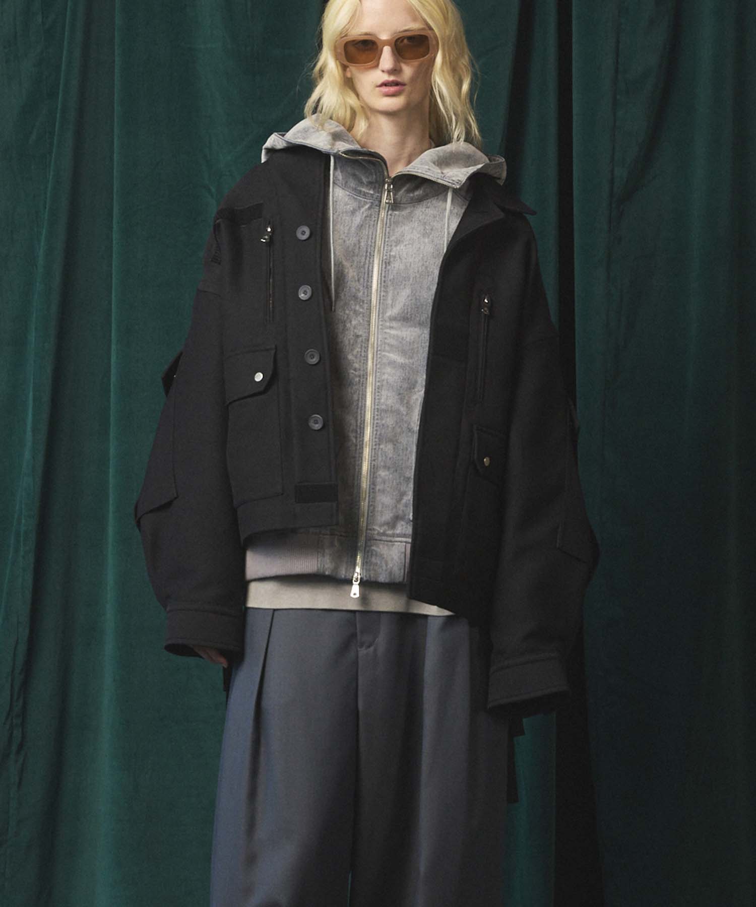 Prime-Over Cargo Big Poket Shirt Blouson