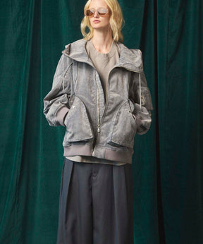 Different Material Docking Prime-Over Military Blouson