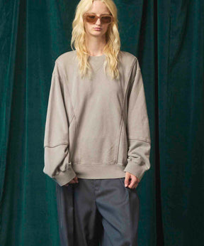 Prime-Over Crew Neck Long Sleeve Waffle T-Shirt