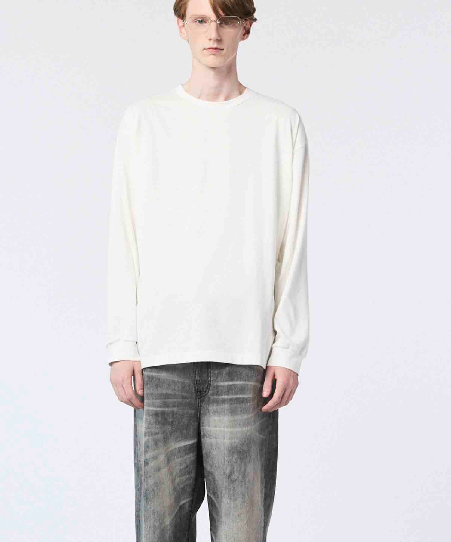 Artist Graphical Embroidery Prime-Over Crew Neck Long Sleeve T-Shirt