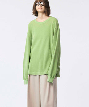 Prime-Over Crew Neck Long Sleeve Waffle T-Shirt