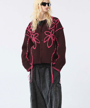 等级短长度超过V领针织套头衫