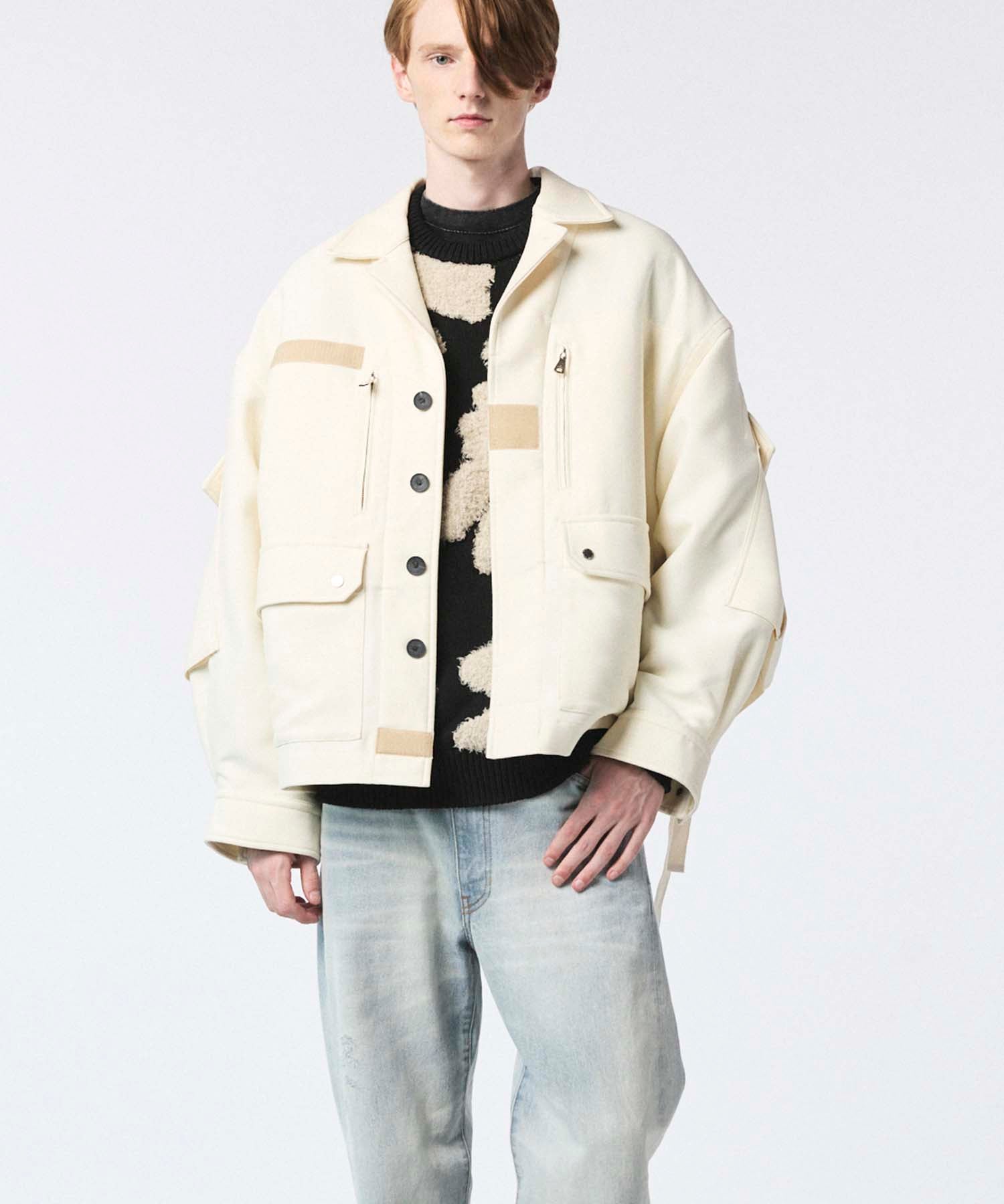 25AW PRE-ORDER】Prime-Over Cargo Big Poket Shirt Blouson