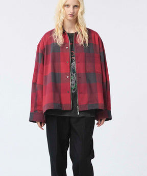 [Sales open at 12:00 on Saturday, September 13th] [Italian Dead Stock Fabric] Prime-Over 2way Zip Shirts