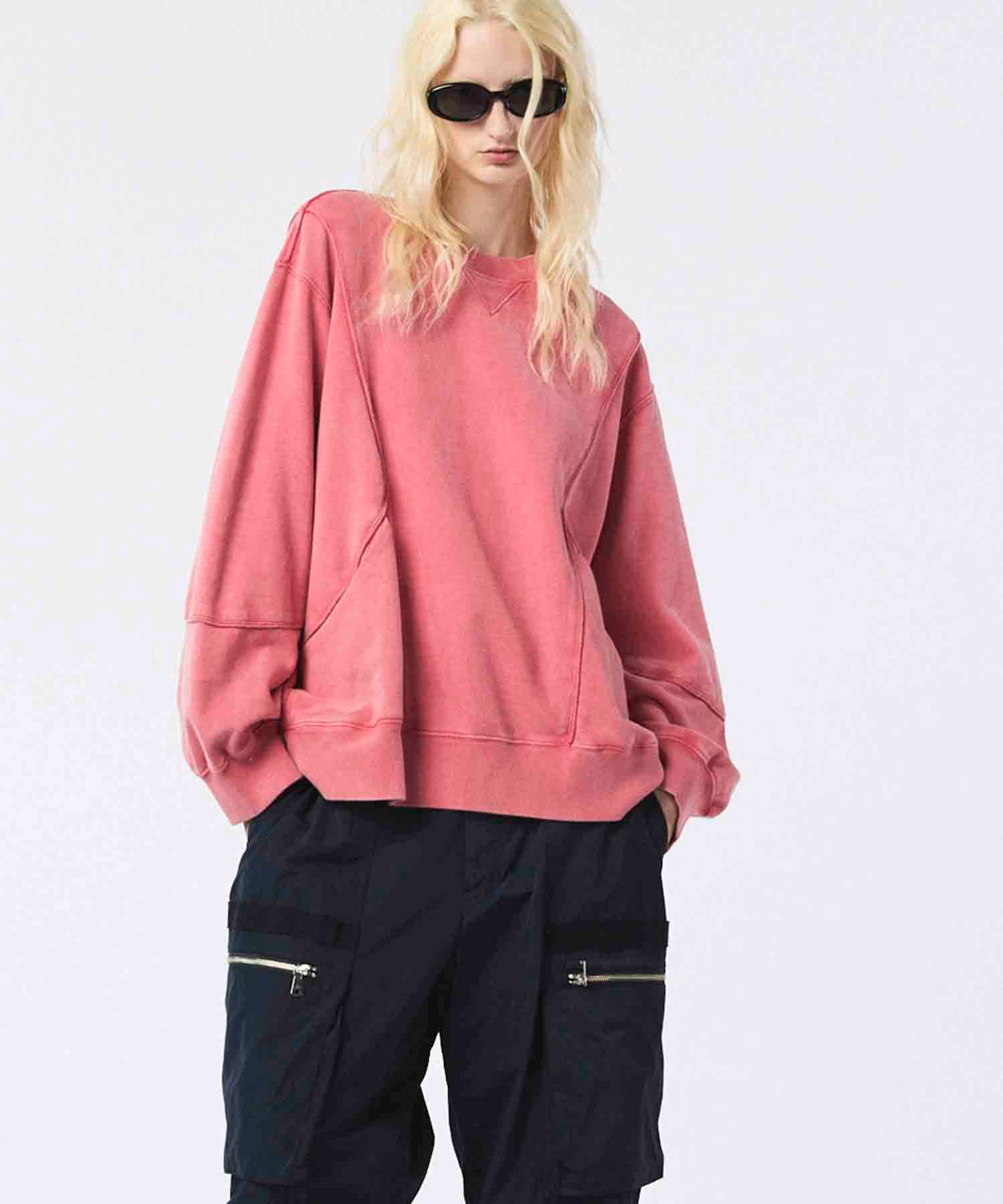 Prime-Over Crew Neck Long Sleeve Waffle T-Shirt