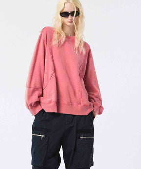 Prime-Over Crew Neck Long Sleeve Waffle T-Shirt