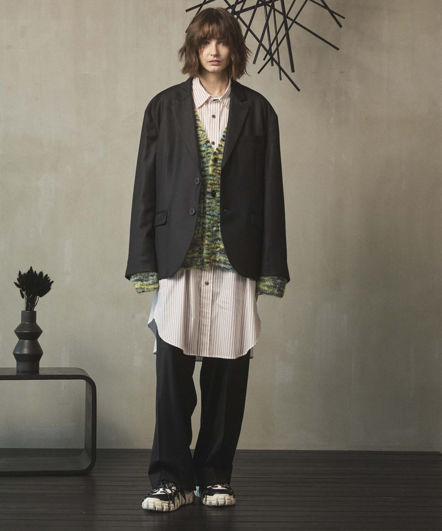 Loro Piana Super130s Wool Relax-Over Set Up