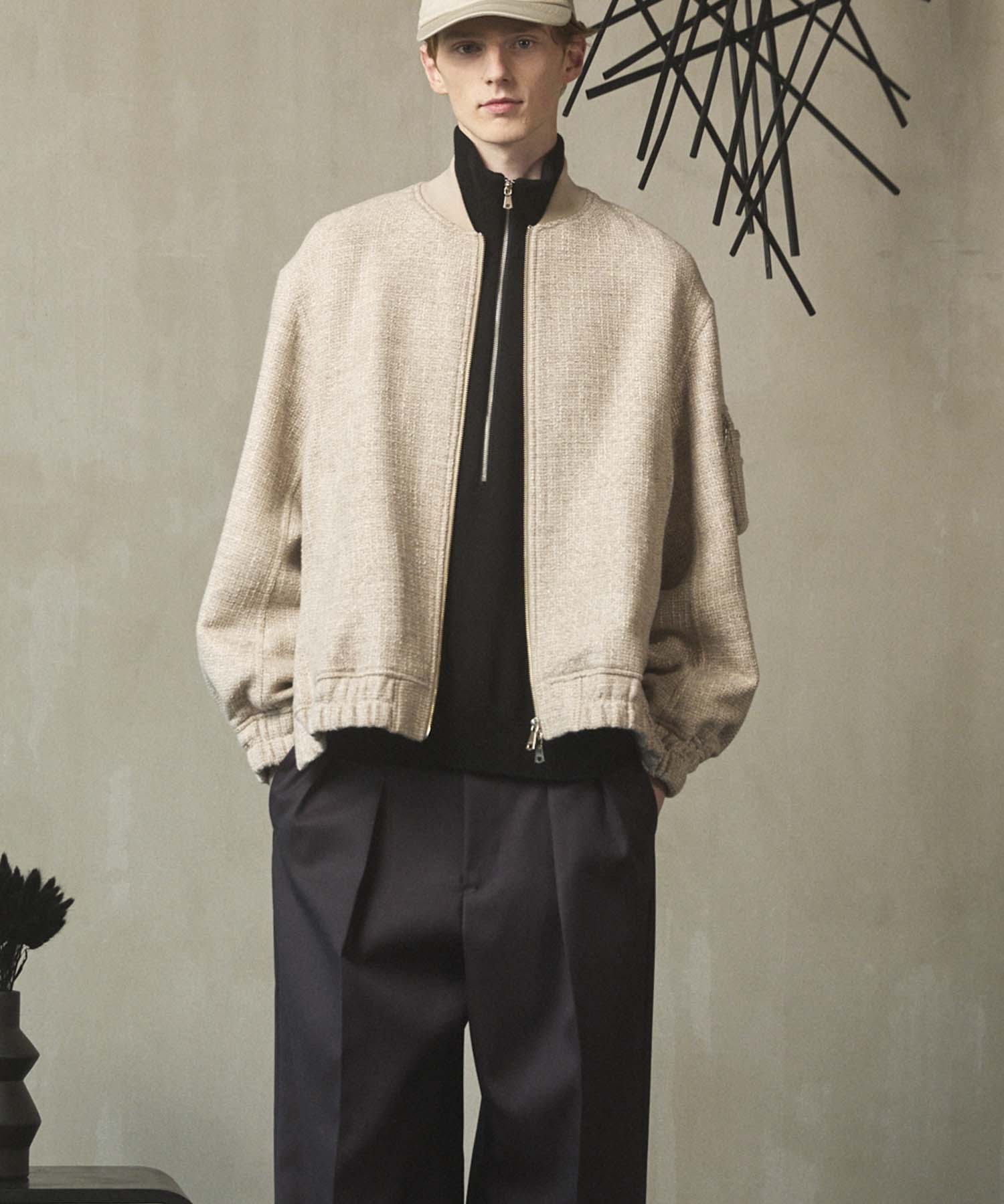 OFF-WHITE｜ブラックミリタリージャケット（マーブルストーン柄） STONE ISLAND(ストーンアイランド) 07AW Nylon Metal Hooded