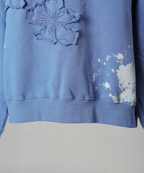 【26AW PRE-ORDER】フラワーパッチプライムオーバークルーネックスウェット