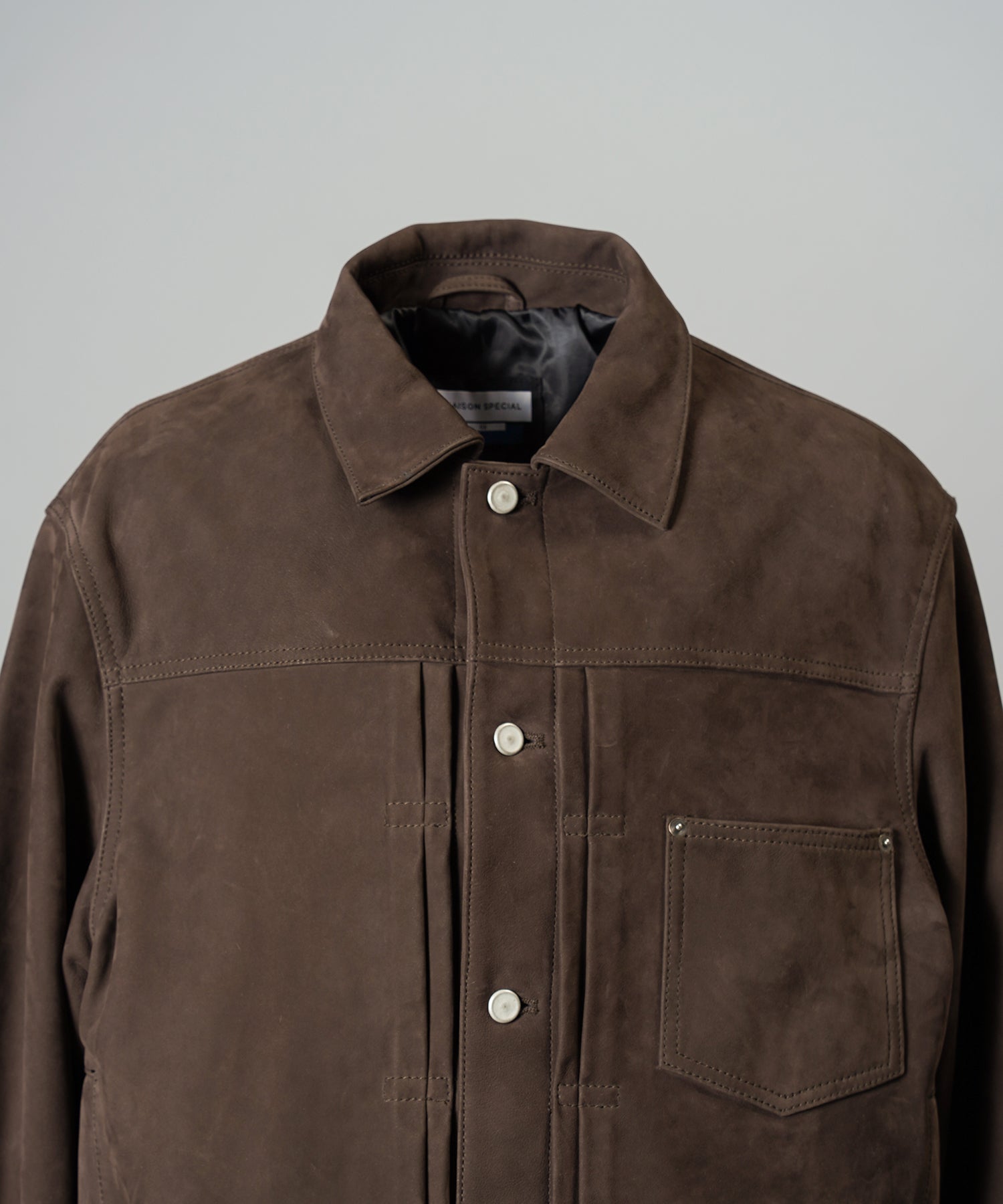 Dress-Fit Sheep Leather Double Rider Jacket