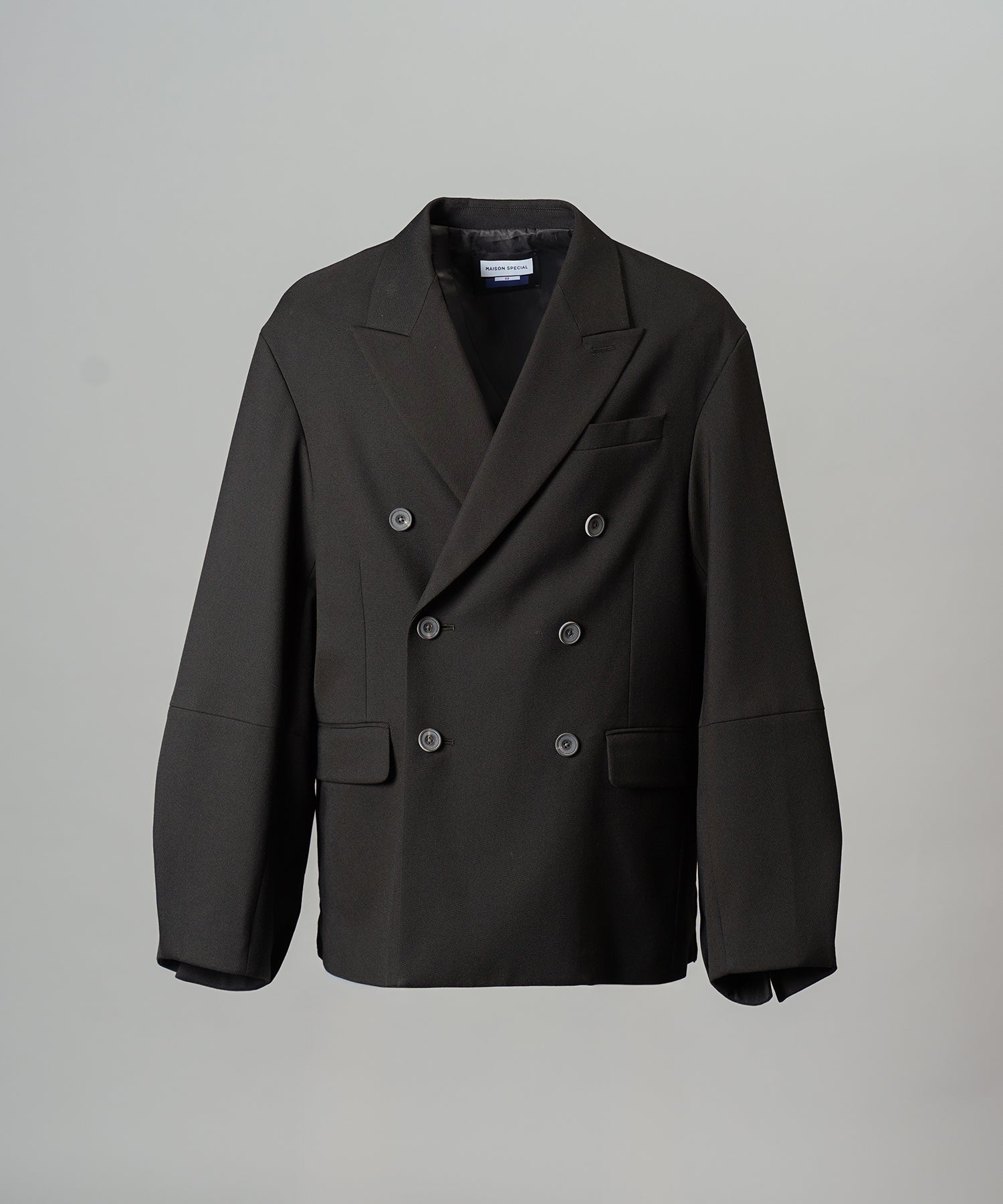 Ovoid Sleeve Prime-Over Single Breasted 2b Tailored Jacket