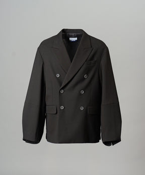 Ovoid Sleeve Prime-Over Single Breasted 2b Tailored Jacket