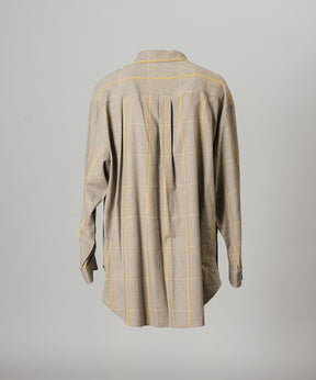 【26AW PRE-ORDER】【イタリアンデッドストックファブリック】プライムオーバーレギュラーカラーシャツコート