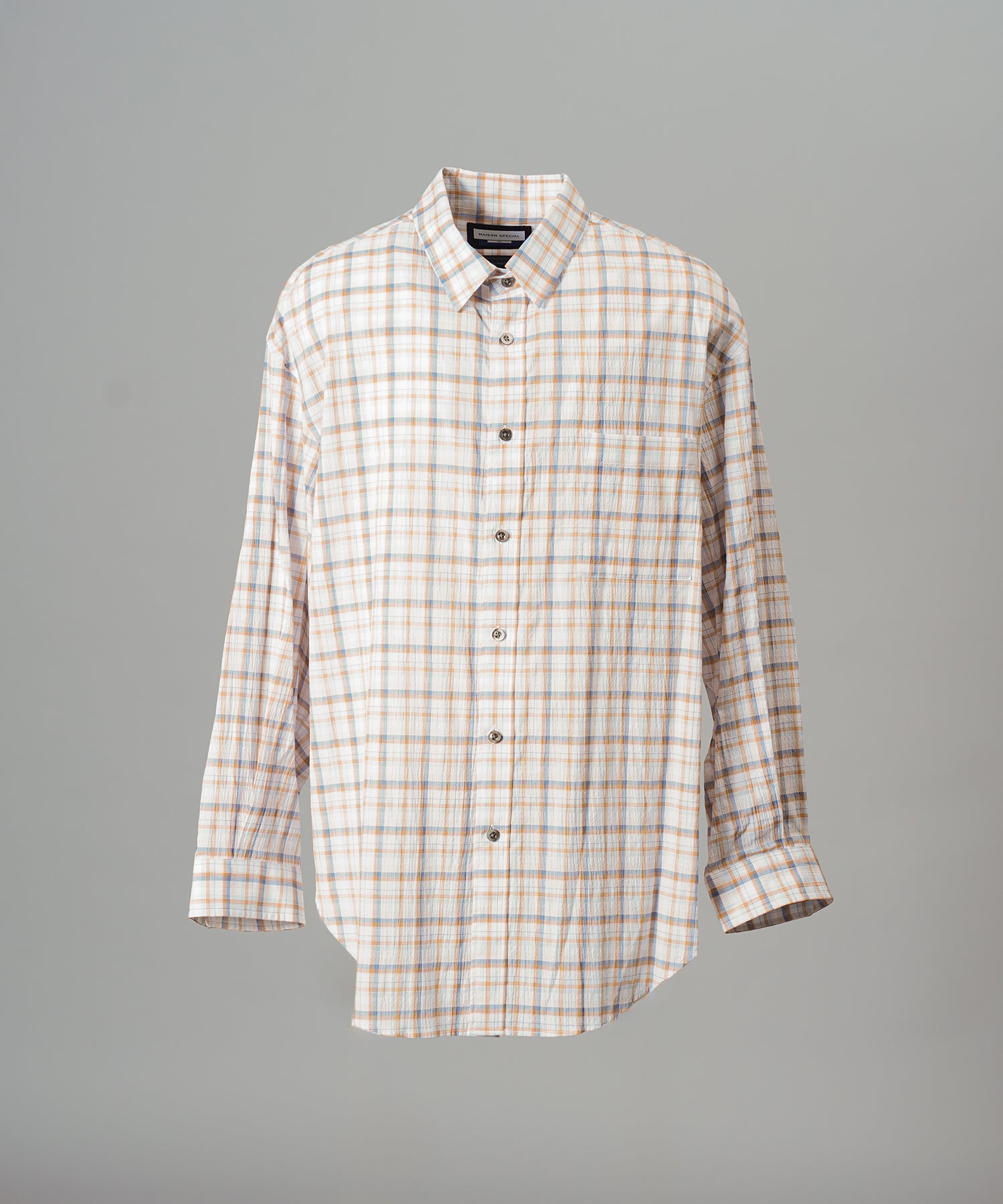 【26AW PRE-ORDER】【イタリアンデッドストックファブリック】プライムオーバーレギュラーカラーシャツコート