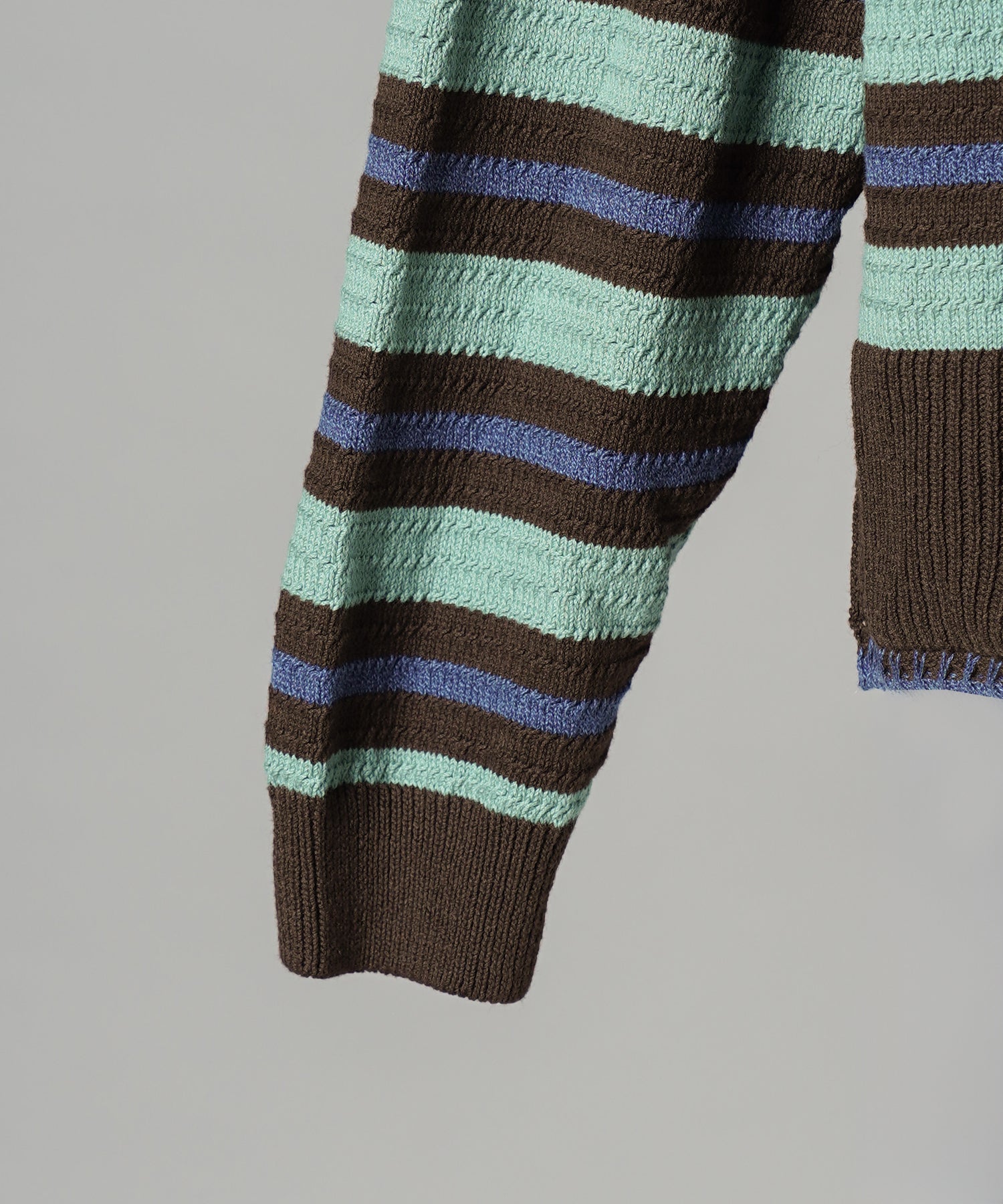 Airy Striped Gabardine Prime-Over Short-sleeved Shirt
