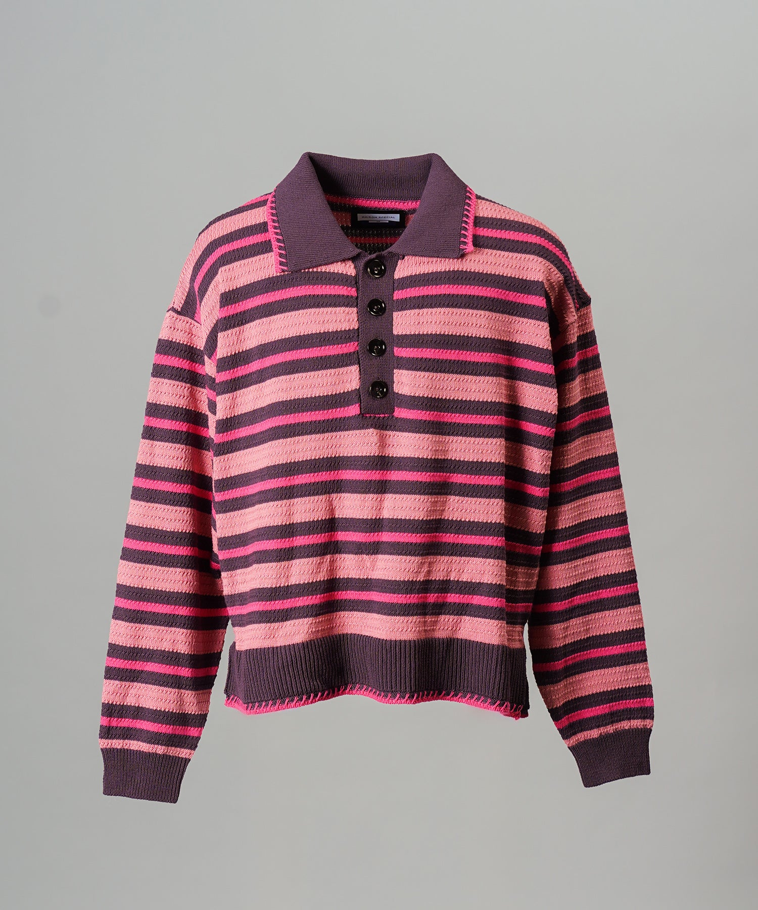 Airy Striped Gabardine Prime-Over Short-sleeved Shirt