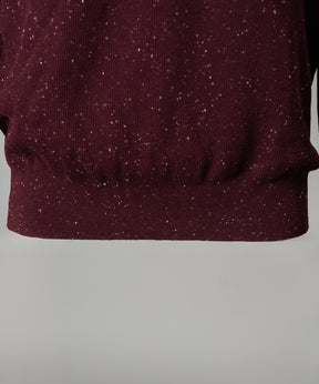 【26AW PRE-ORDER】ネップリブニットプライムオーバーVネックトップス