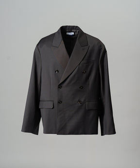 【26AW PRE-ORDER】【Ermenegildo Zegna Fabric】Prime-Over Double-breasted Tailored Jacket