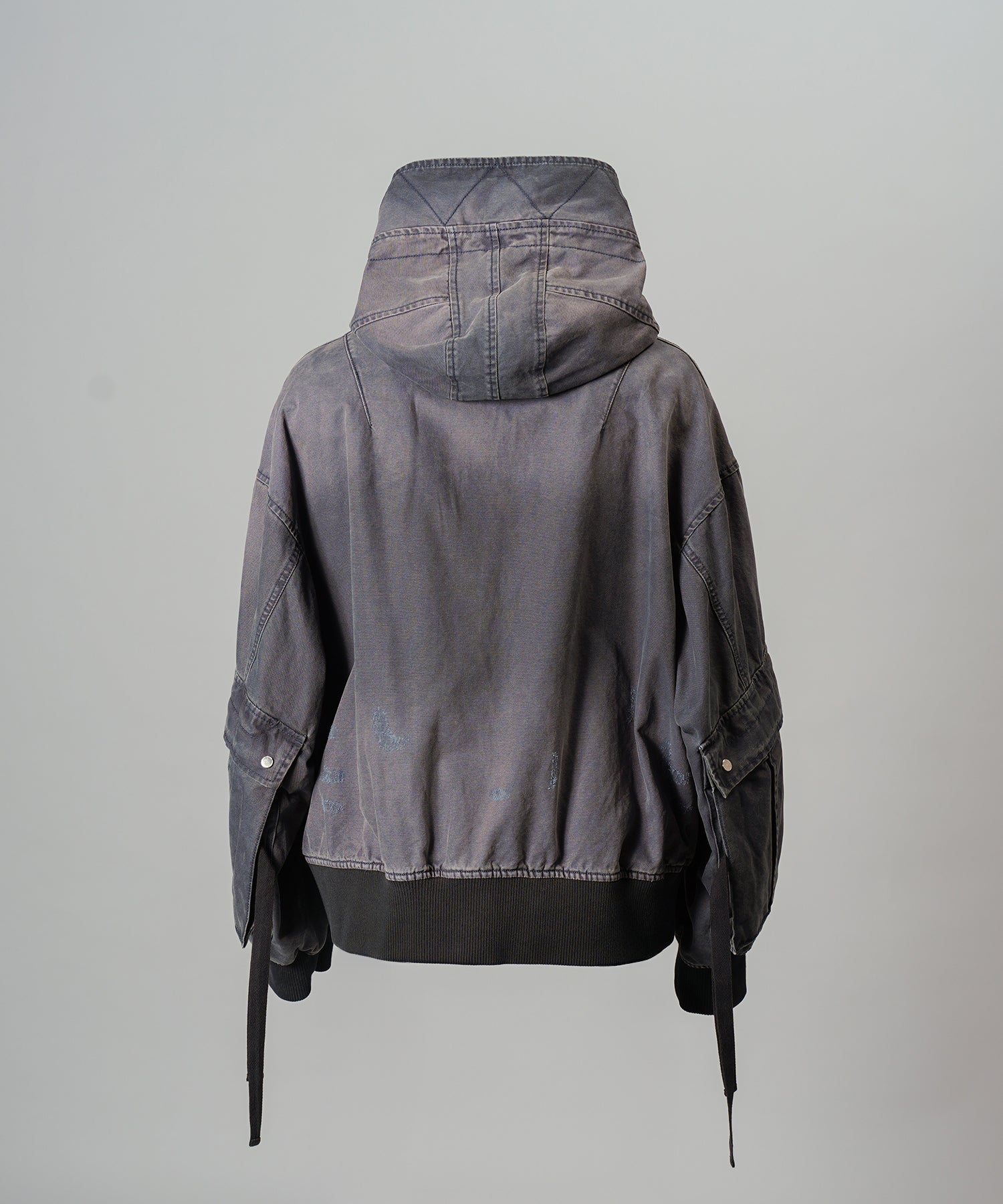 【26AW 預購】Cargo Pocket 鴨布料 Prime-Over 拉鏈連帽外套襯衫式夾克