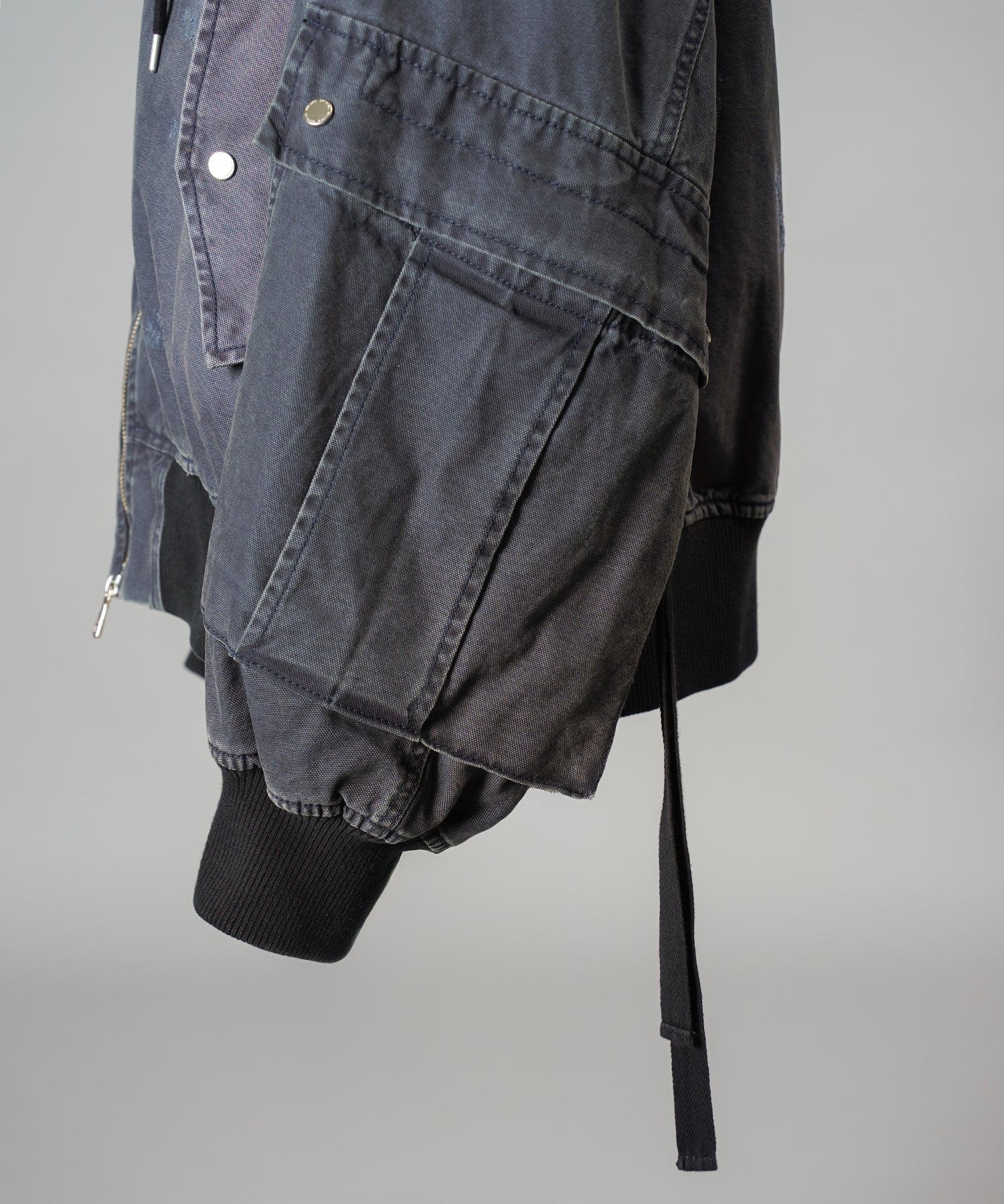 【26AW 預購】Cargo Pocket 鴨布料 Prime-Over 拉鏈連帽外套襯衫式夾克