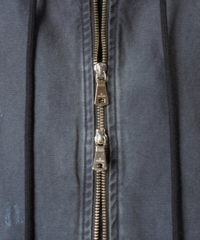 【26AW 預購】Cargo Pocket 鴨布料 Prime-Over 拉鏈連帽外套襯衫式夾克