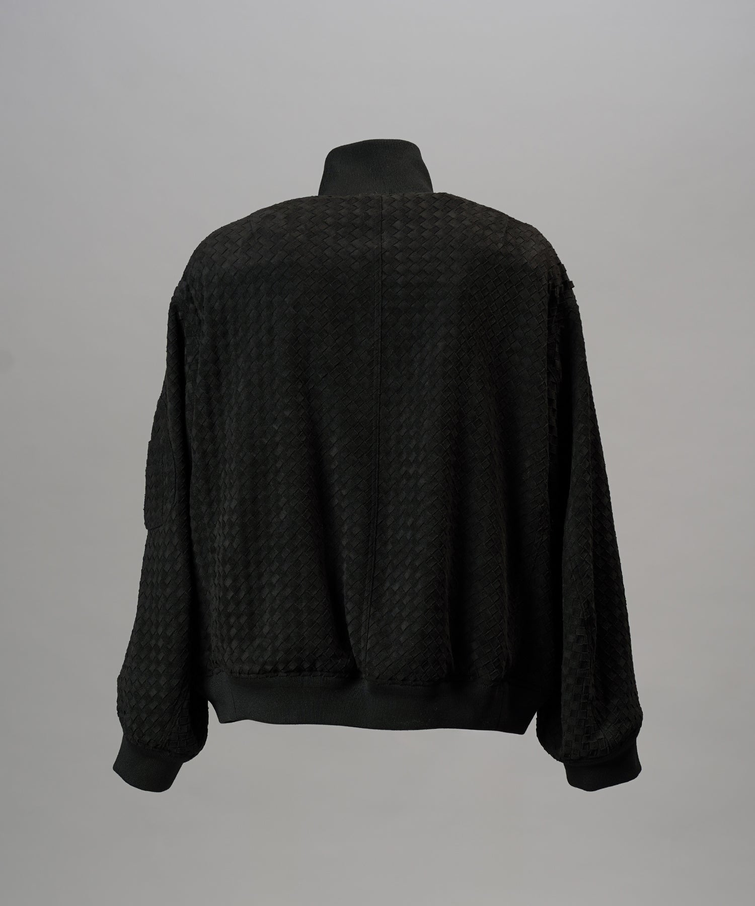 【26AW PRE-ORDER】アーティフィシャルスウェードテープニッティングプライムオーバースタンドブルゾン