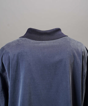 【26AW PRE-ORDER】フィブリルキュプラプライムオーバーロングスリーブポロシャツ