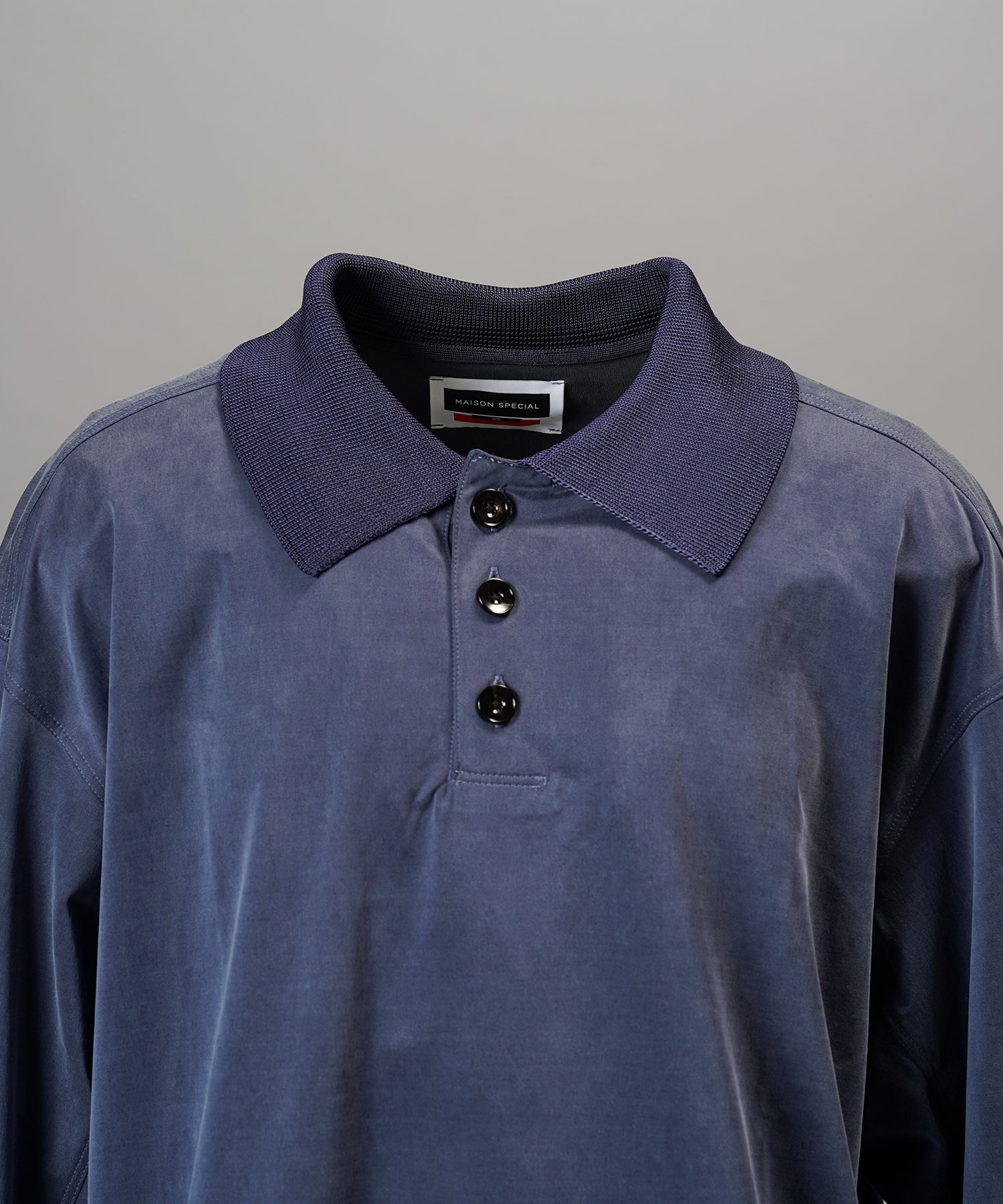 【26AW PRE-ORDER】フィブリルキュプラプライムオーバーロングスリーブポロシャツ