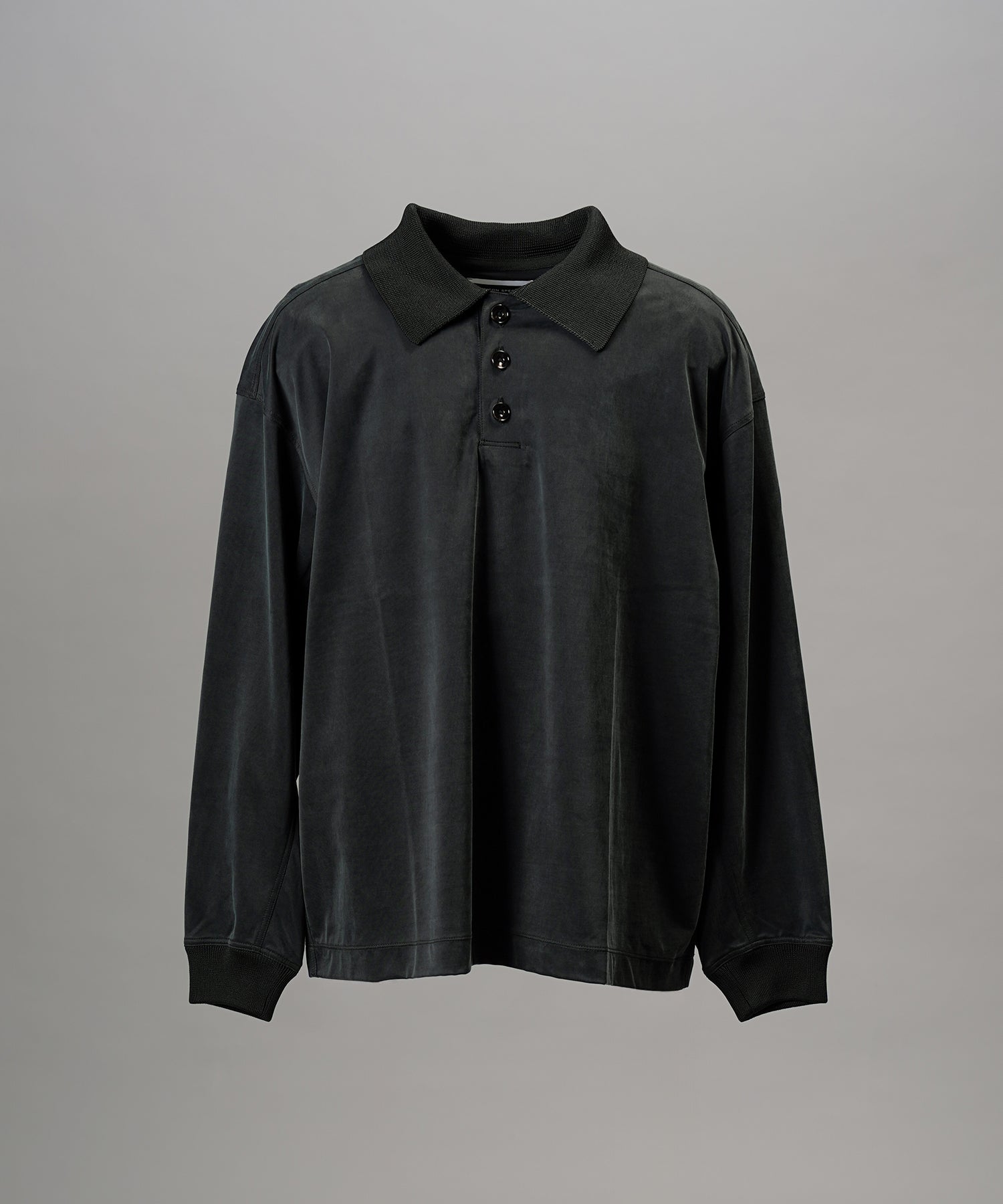 【26AW PRE-ORDER】フィブリルキュプラプライムオーバーロングスリーブポロシャツ